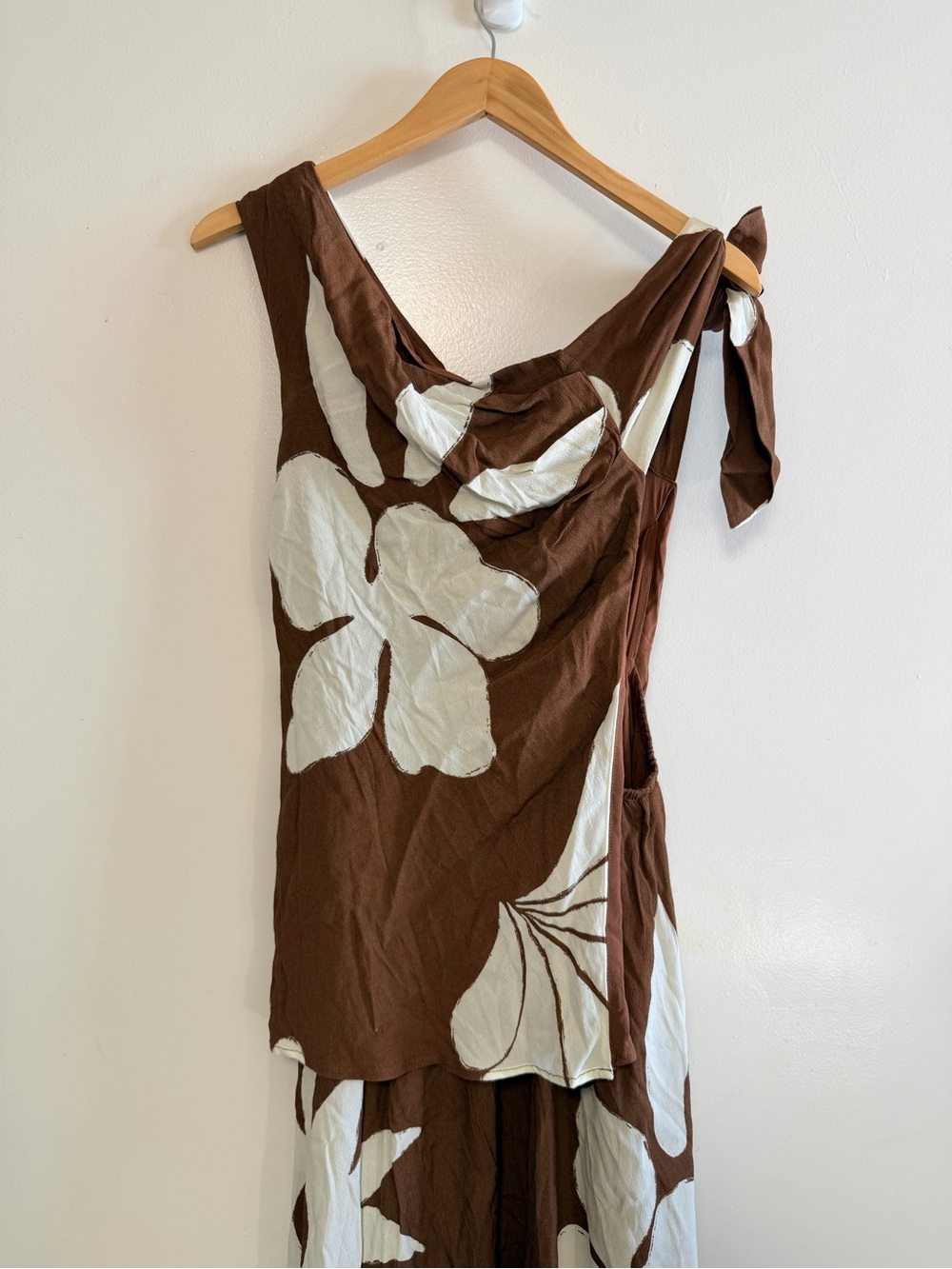 SABO Lessi Dress Galene Brown Size 2 Vacation Tropical Maxi Dress NWT - Picture 6 of 12